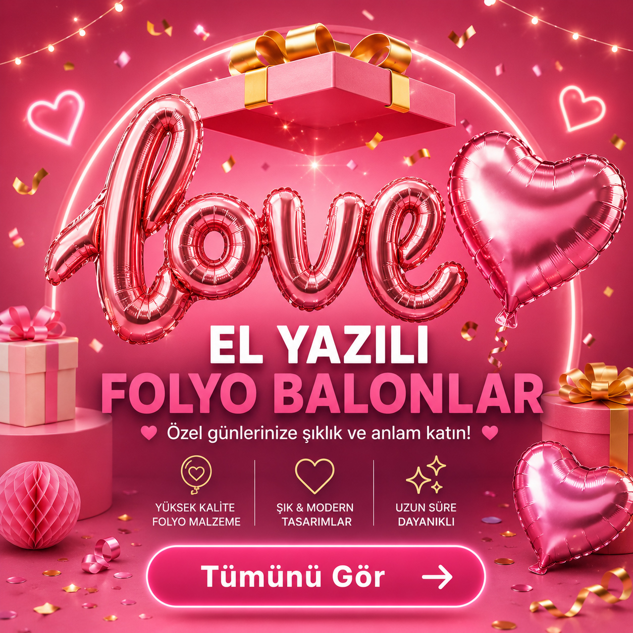 El Yazılı Balonlar