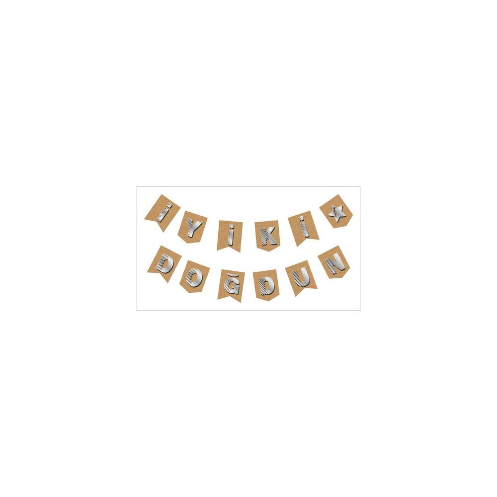 BANNER İYİKİ DOĞDUN NATUREL PK:1 KL:600