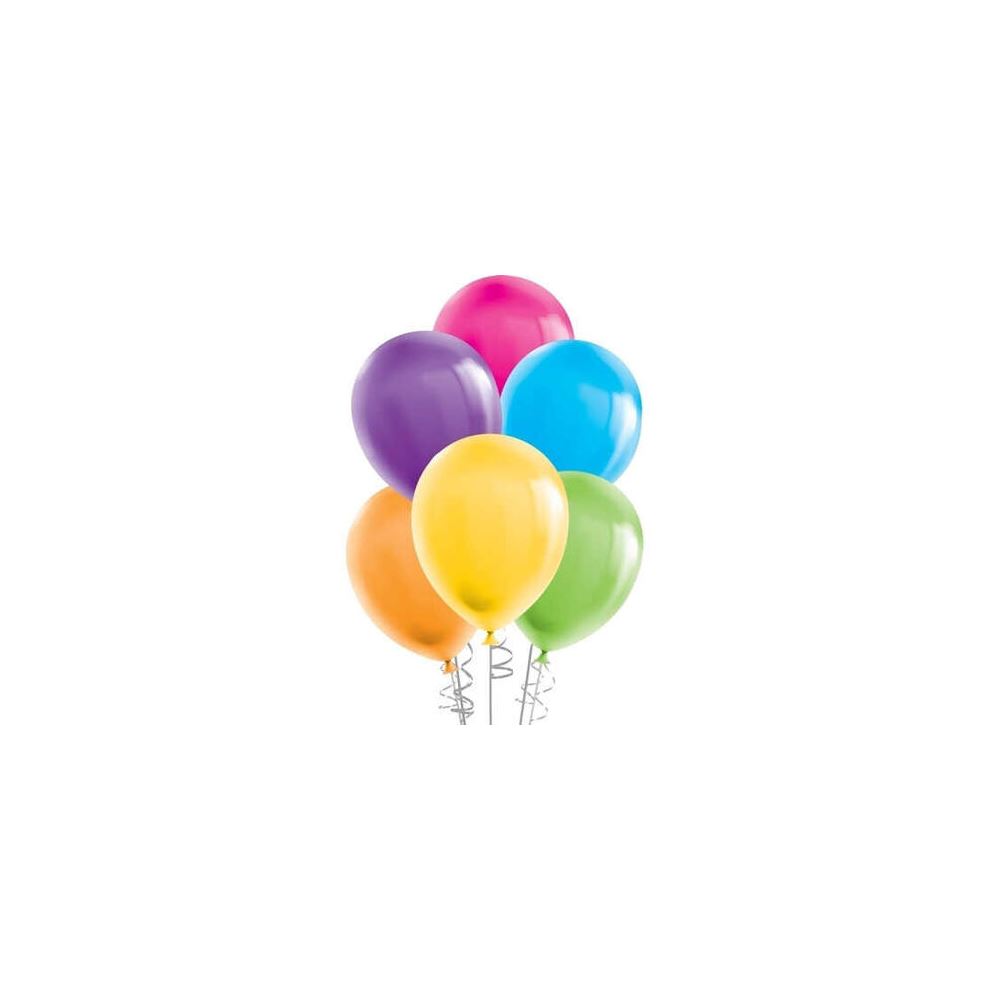 BALON DÜZ 12 İNC (JOJO BALLOONS) KARIŞIK PK:100