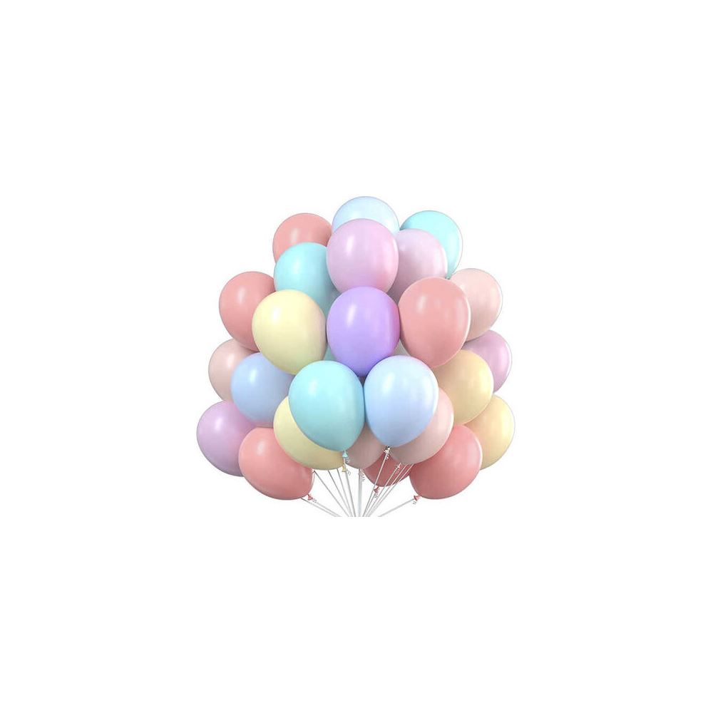 BALON DÜZ 12 İNC (JOJO BALLOONS)MAKARON KARIŞIK