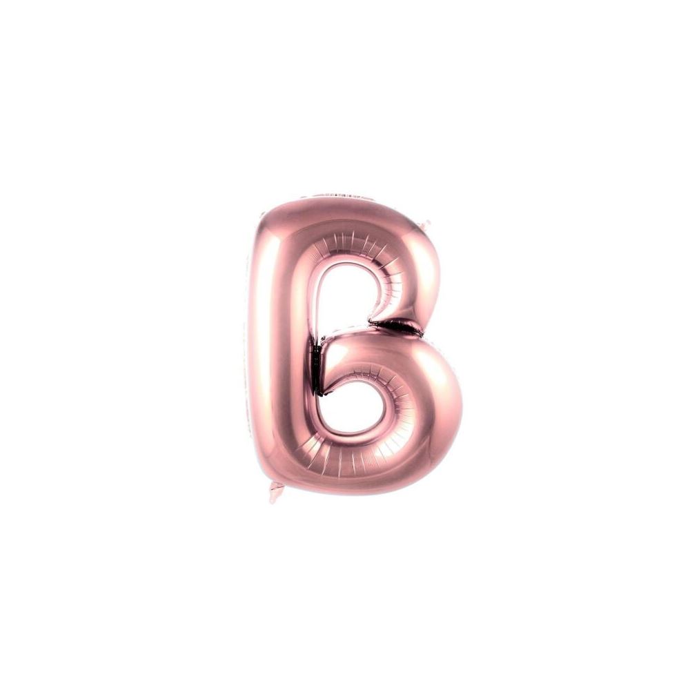 B- HARF ROSEGOLD RENK BALON 