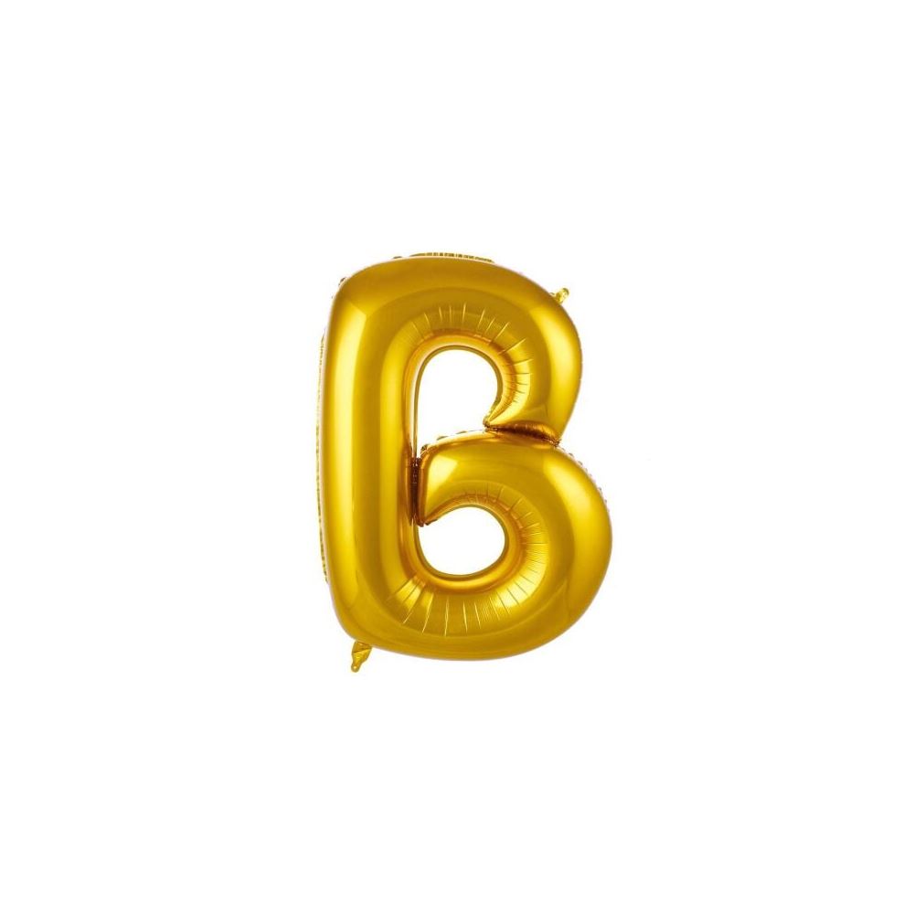 B- HARF GOLD RENK BALON 