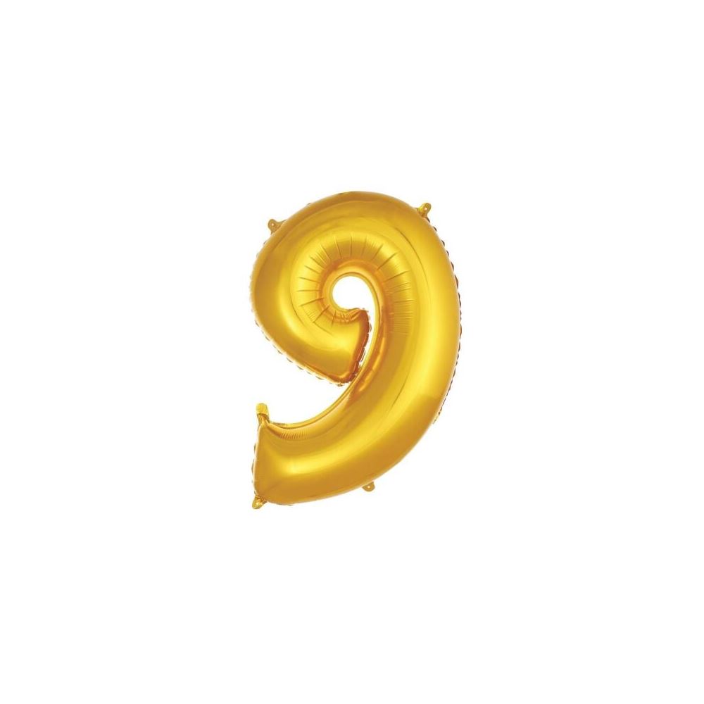 9- RAKAM GOLD RENK BALON 100 cm Gold 