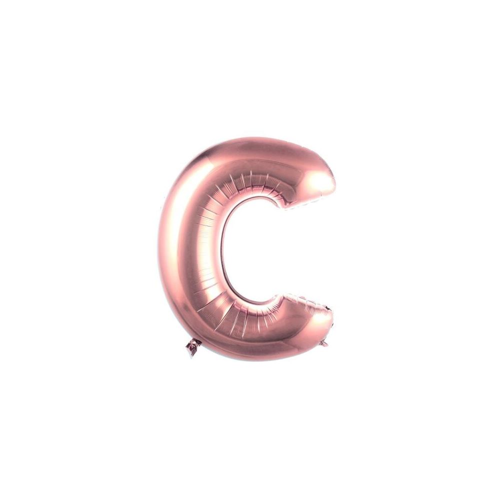 C- HARF ROSEGOLD RENK BALON 