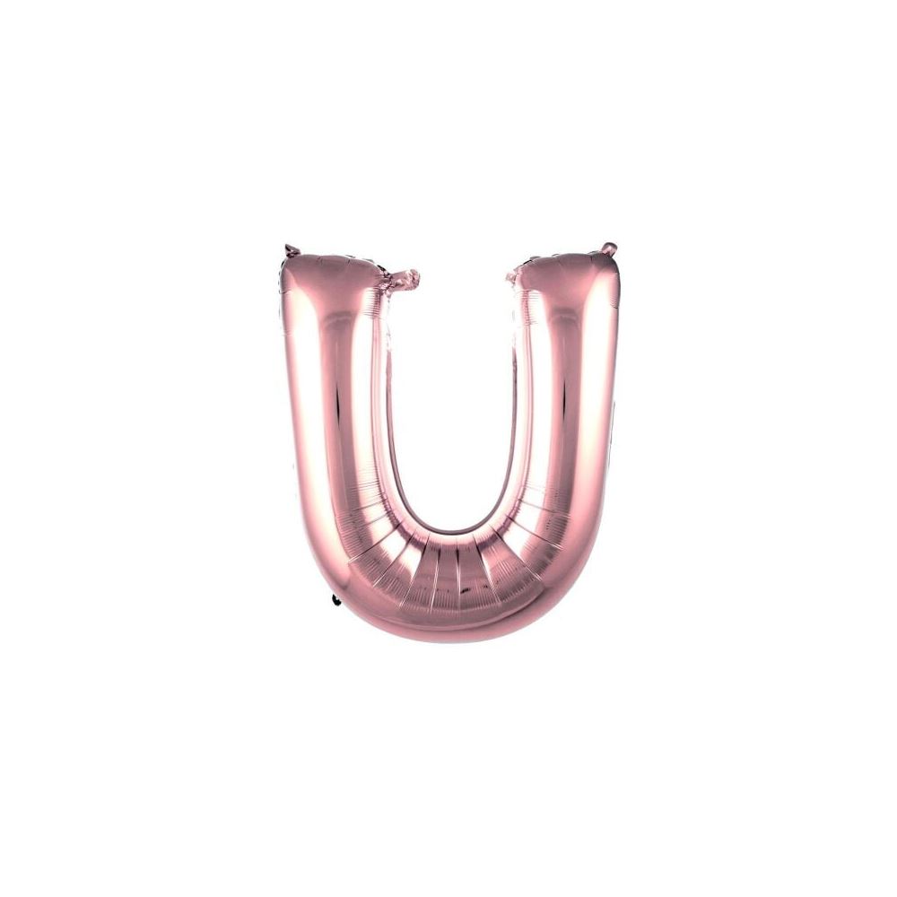 U- HARF ROSEGOLD RENK BALON 