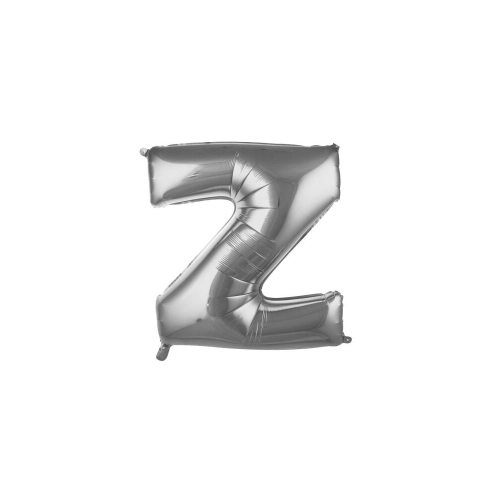 Z- HARF GÜMÜŞ RENK BALON 