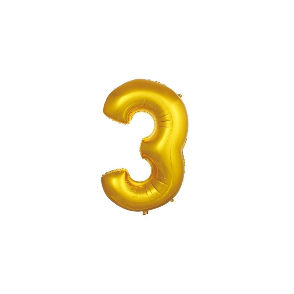 3- RAKAM GOLD RENK BALON 