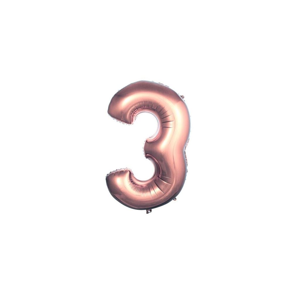 3- RAKAM ROSEGOLD RENK BALON 