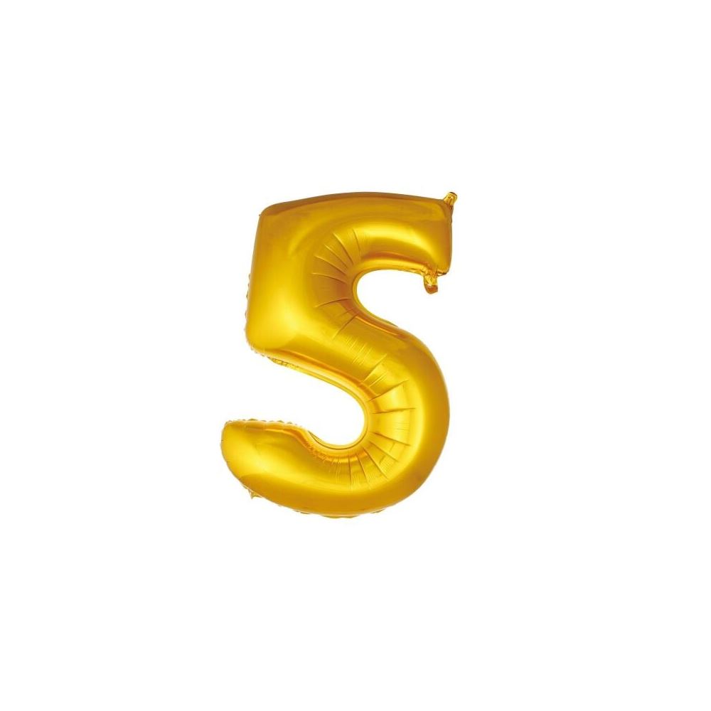 5- RAKAM GOLD RENK BALON 