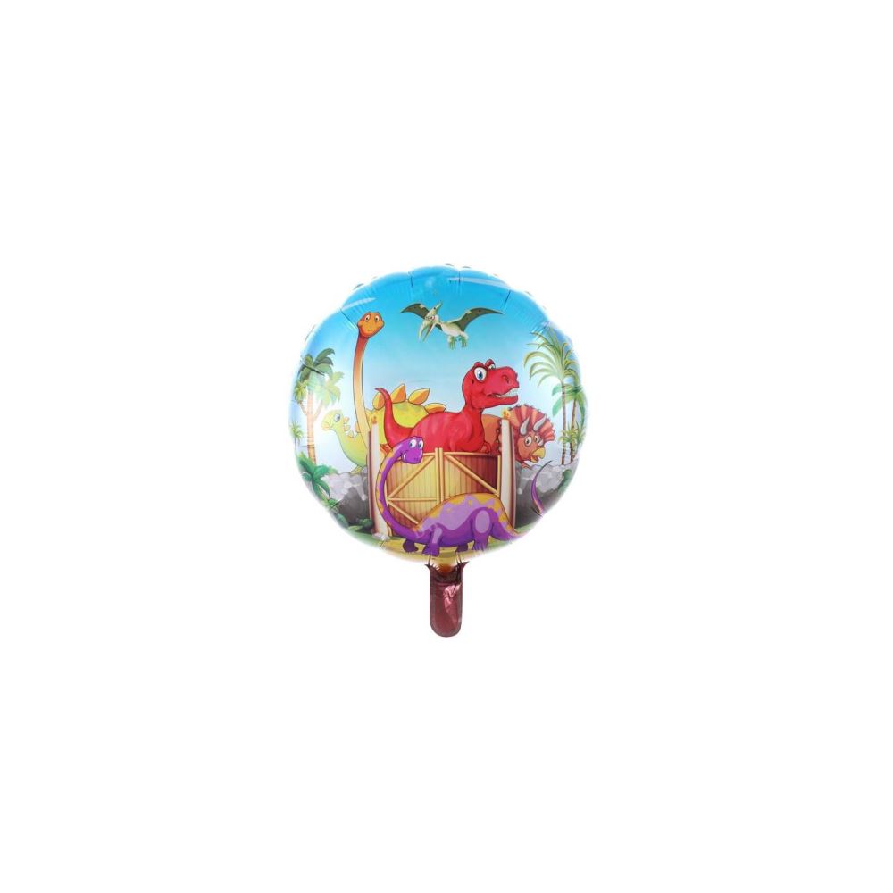18 İNÇ YUVARLAK DİNAZOR FOLYO BALON 45*45