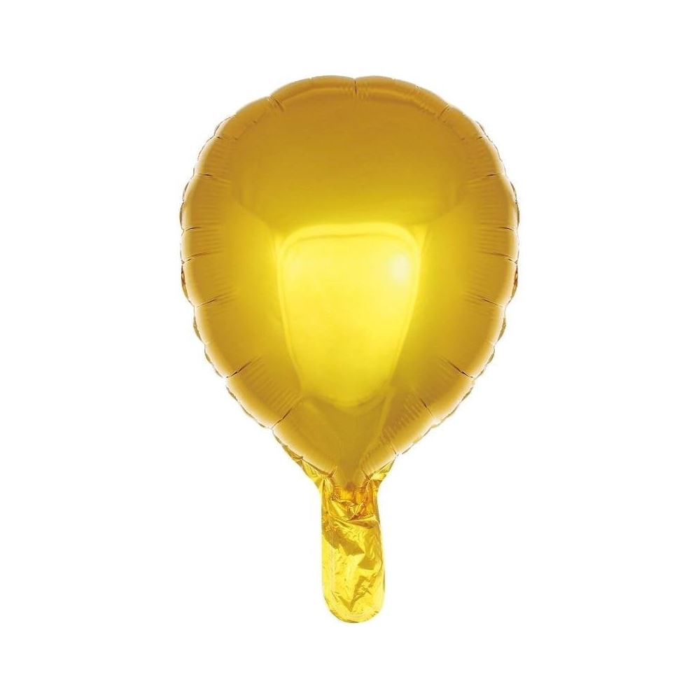 18 İNC LATEKS ŞEKİLLİ GOLD RENK BALON