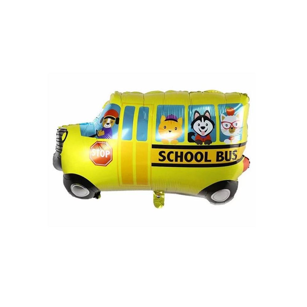 SCHOOL BUS FOLYO BALON