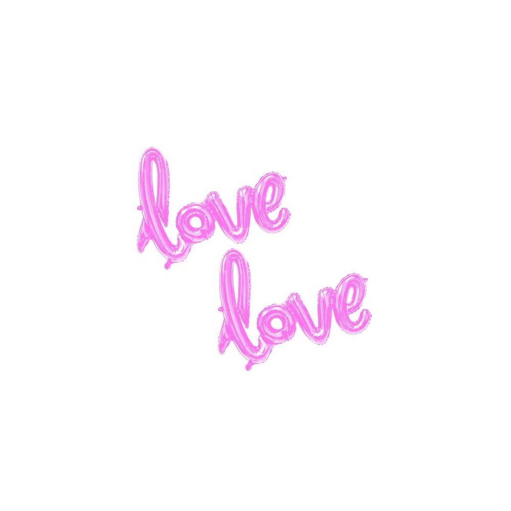 KÜÇÜK LOVE PEMBE FOLYO BALON 36*54CM