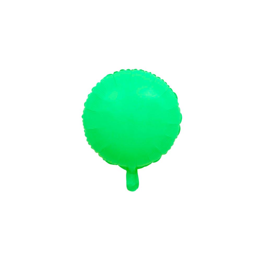 18 İNC YUVARLAK MAKARON YEŞİL FOLYO BALON 43*43