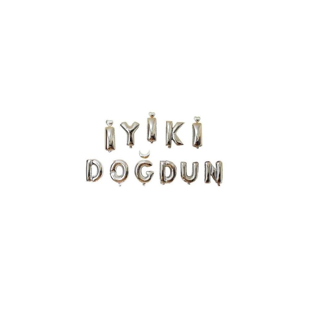 İYİKİ DOĞDUN GÜMÜŞ SET BALON