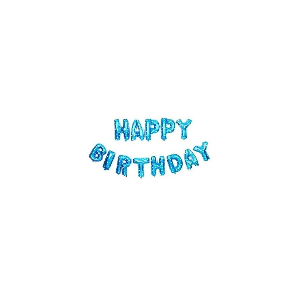 HAPPY BİRTHDAY MAVİ SET BALON