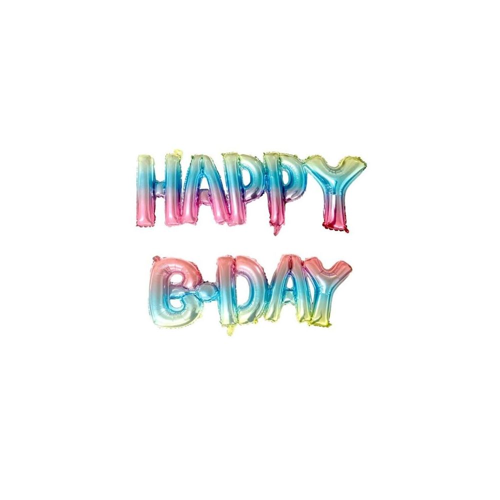 HAPPY B.DAY GÖKKUŞAĞI SET FOLYO BALON