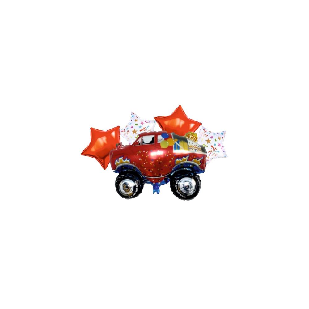 RALLY JEEP 5 Lİ SET FOLYO BALON