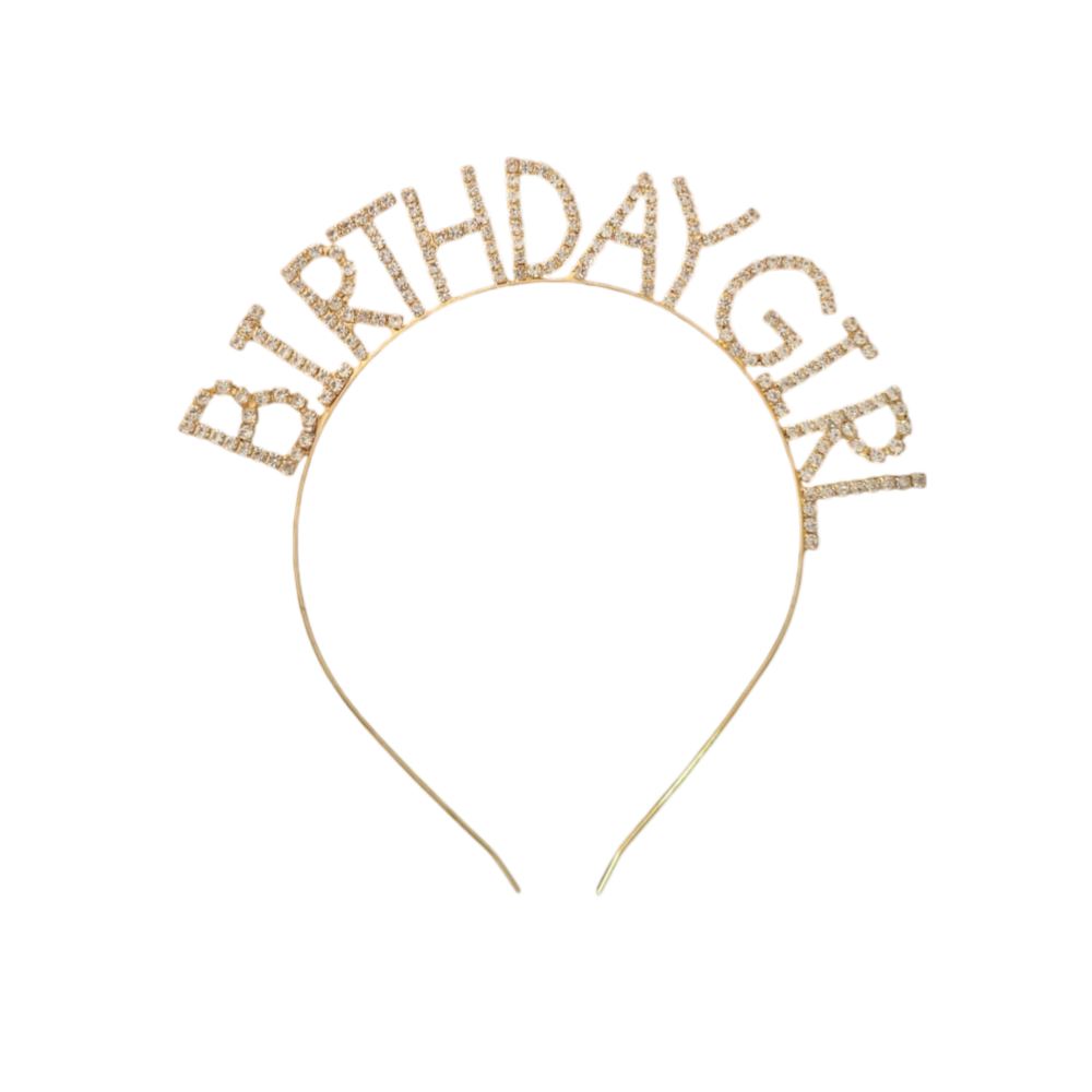 TAŞLI TAÇ BiRTHDAY GiRL GOLD