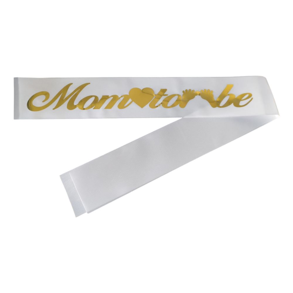 KUMAŞ KUŞAK MOM TOBE BEYAZ GOLD