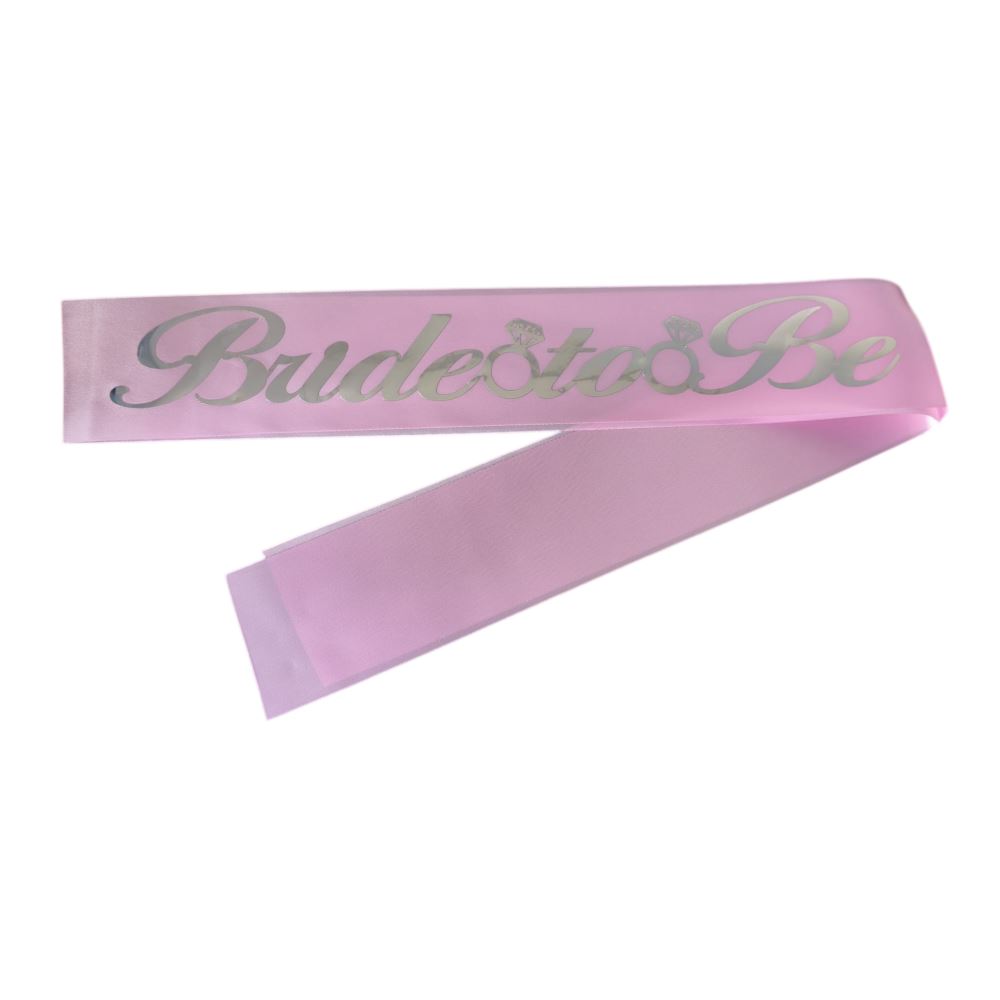 KUMAŞ KUŞAK BRİDE TOBE ŞEKER PEMBE GÜMÜŞ