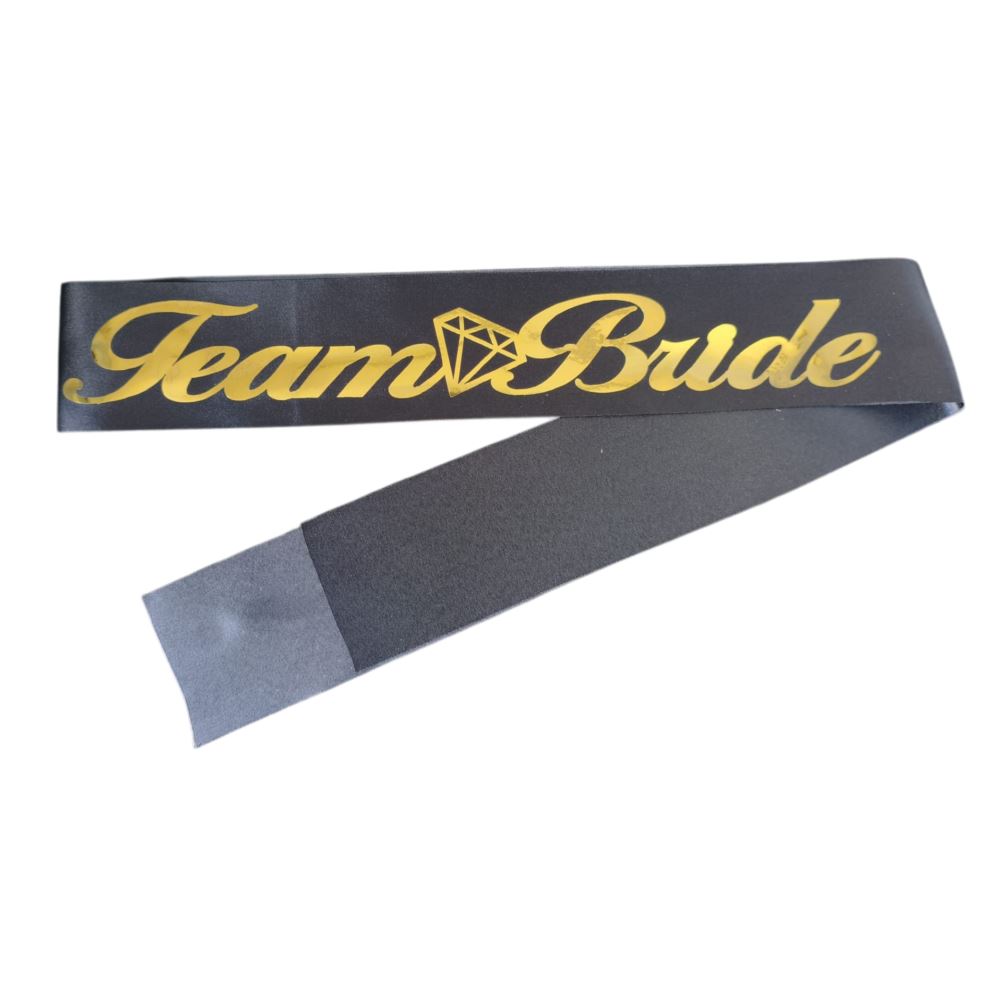 TEAM BRİDE KUMAŞ KUŞAK SİYAH GOLD